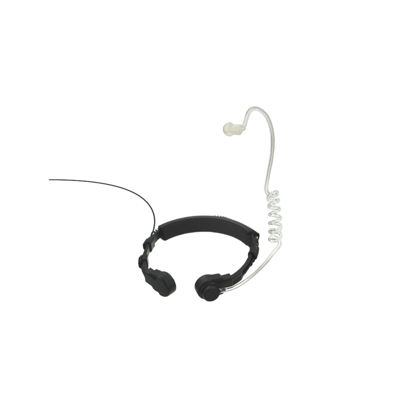 Ear Hugger Throat Microphone