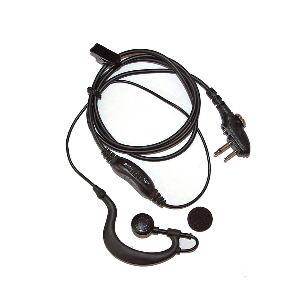 FDP Pro 80 D-Shell Wired Earpiece Mic with VOX Switch