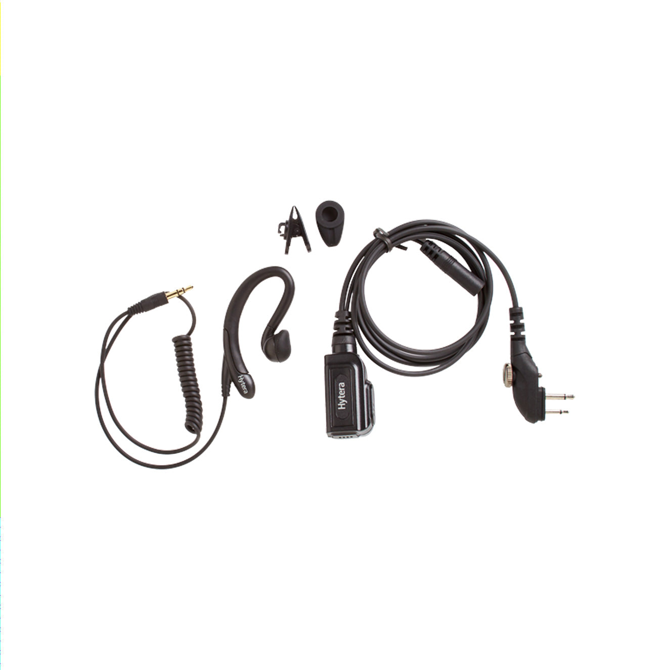 Hytera Detachable Earpiece with In-line PTT and Microphone for PD4