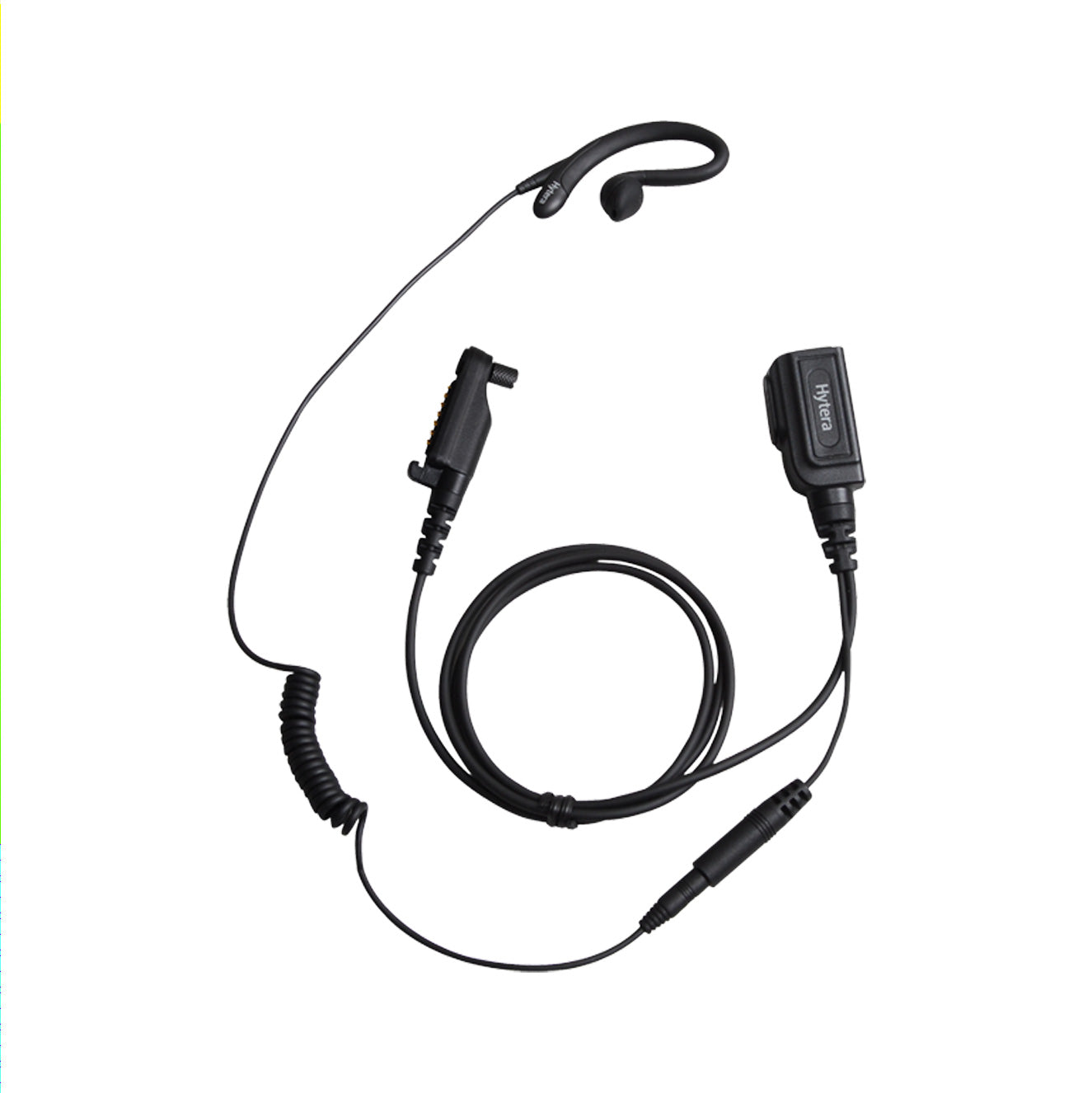Hytera C-Style Detachable Earpiece with In-line PTT and Microphone