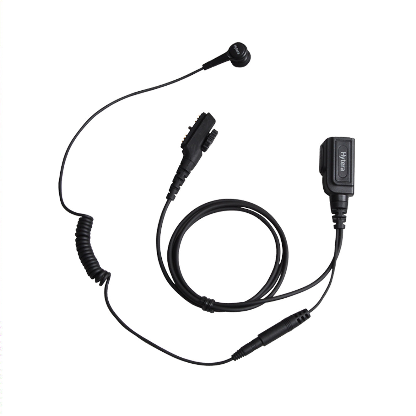 Hytera Detachable Earbud with In-line PTT and Microphone