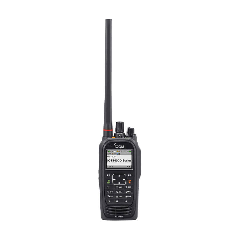 ICOM IC-F4400DT Digital UHF Handheld Transceiver - Full Keypad