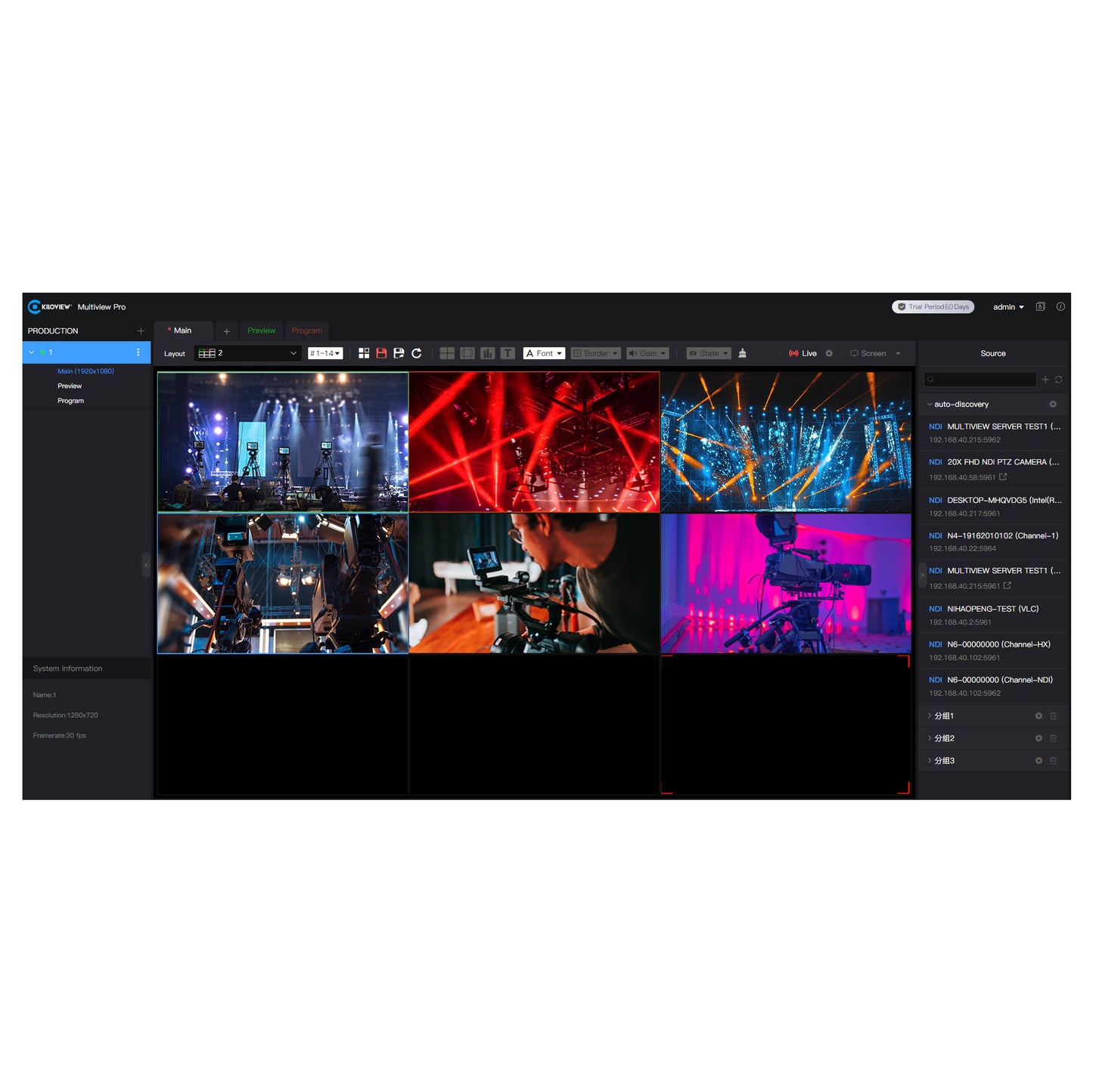Kiloview Multiview Pro Software Windows & Mac