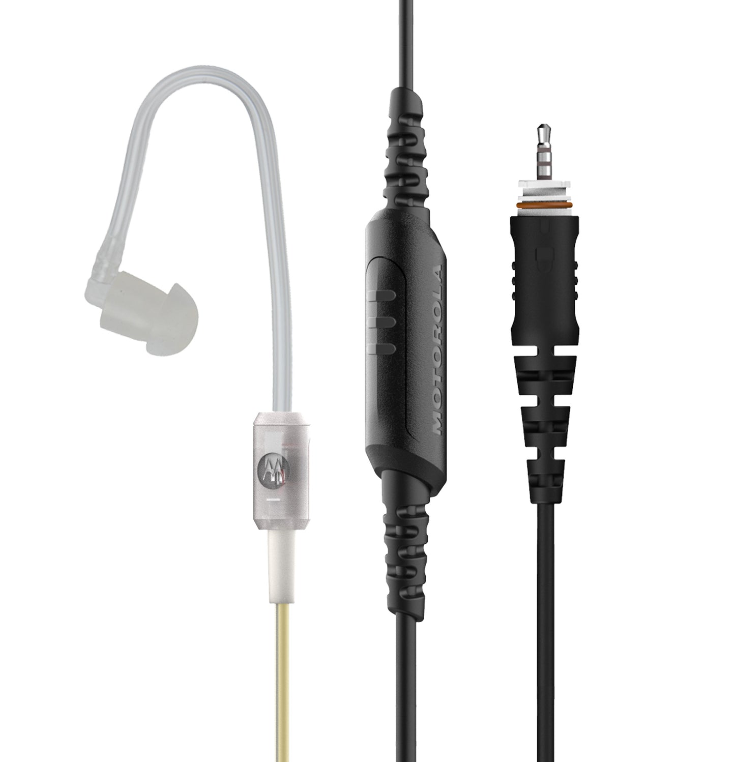 Motorola PMLN8190A In-Line PTT Surveillance Earpiece (Straight Pin) for Wave TLK110