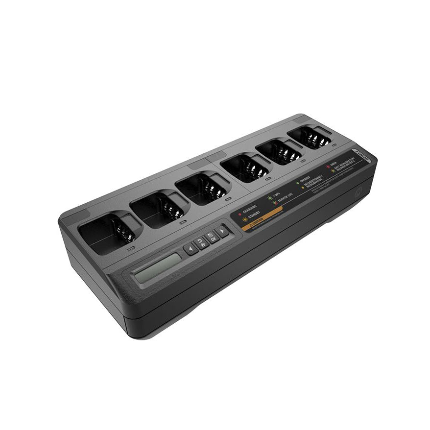 Motorola PMPN4293 IMPRES 6 Way Multi Unit Charger with LCD Display