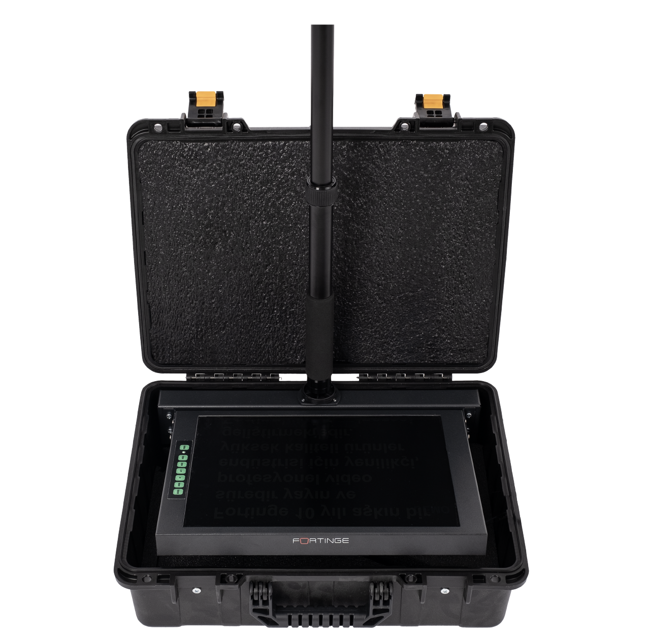 15" HIGH BRIGHTNESS MOBILE CONFERENCE STAGE TELEPROMPTER