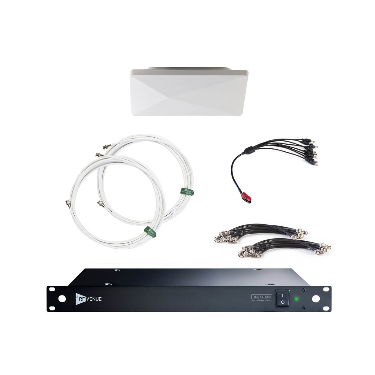 Rf Venue D-ARCD9 Diversity Architectural Antenna and DISTRO9 HDR Pack
