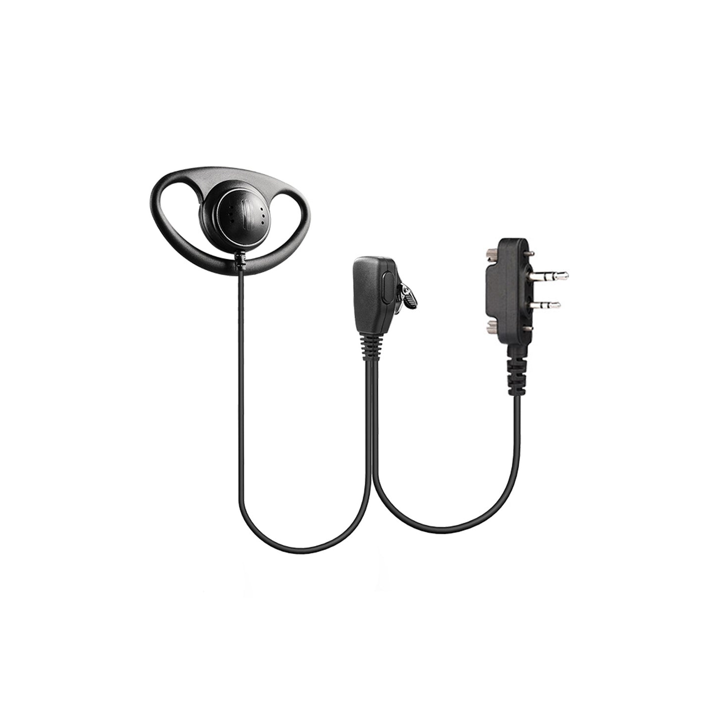 Raytalk EM-3222-I3 D-Shape Earpiece-Lapel PTT with ICOM plug