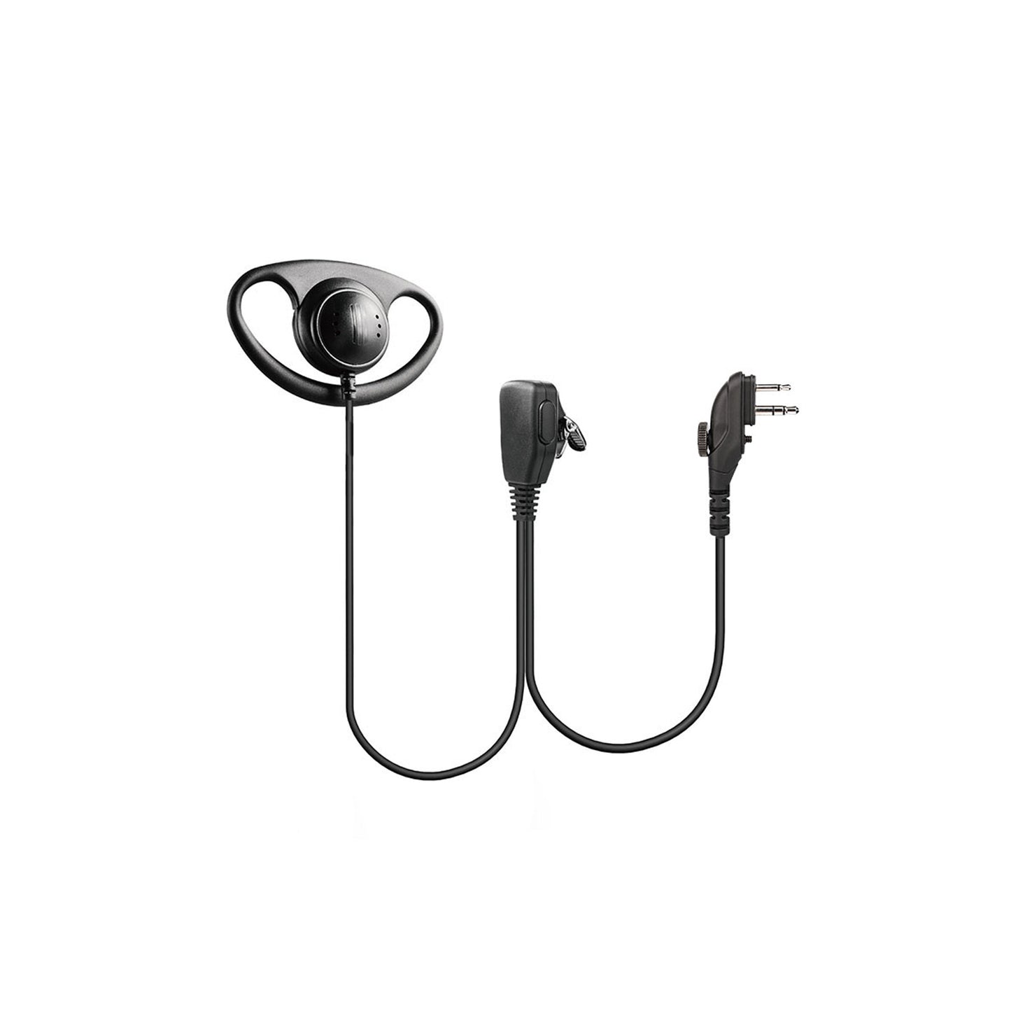 Raytalk EM-3327-H2 C-Shape Earpiece-Lapel with Hytera H2 Connector