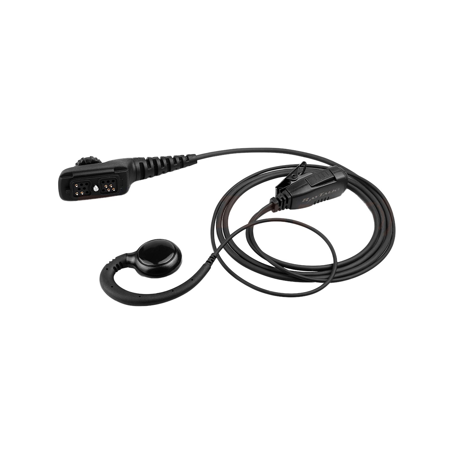 Raytalk EM-3327-H3 C-Shape Earpiece-Lapel with Hytera H3 Connector