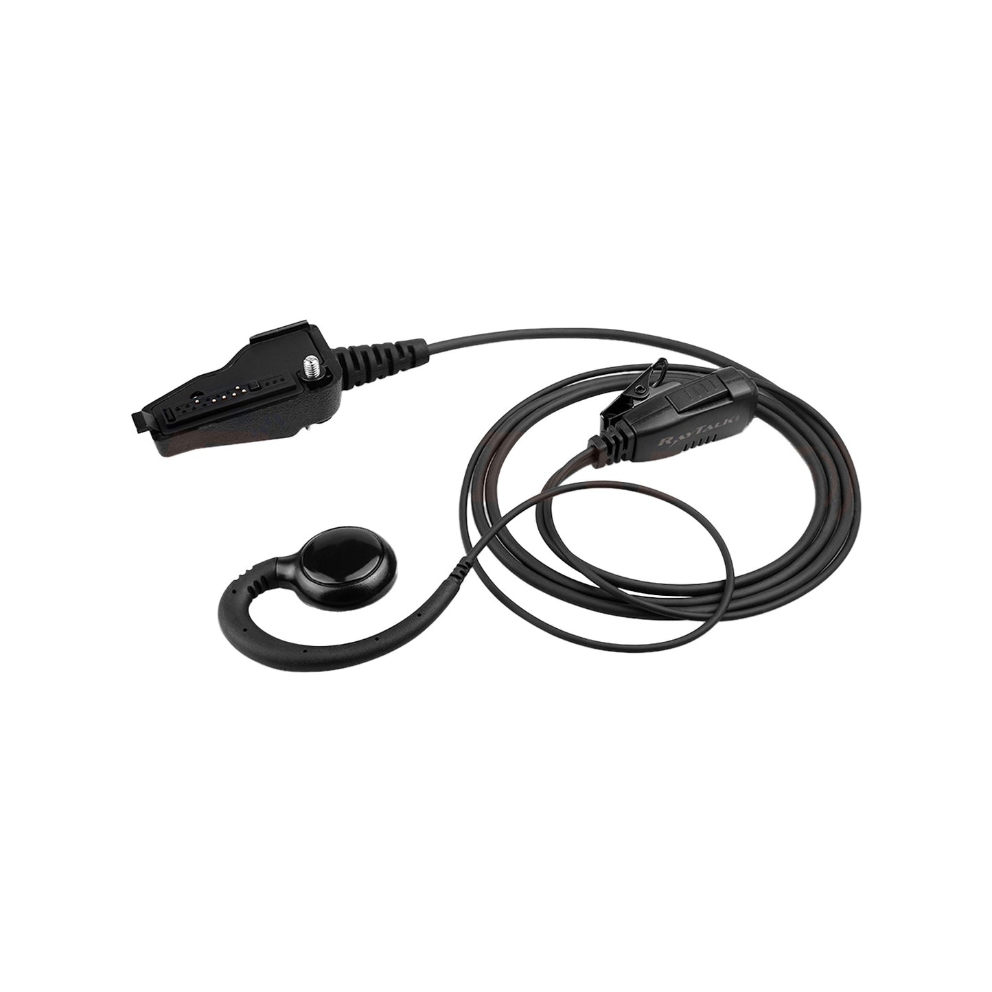 Raytalk EM-3327-K2 C-Shape Earpiece-Lapel with Kenwood K2 Connector