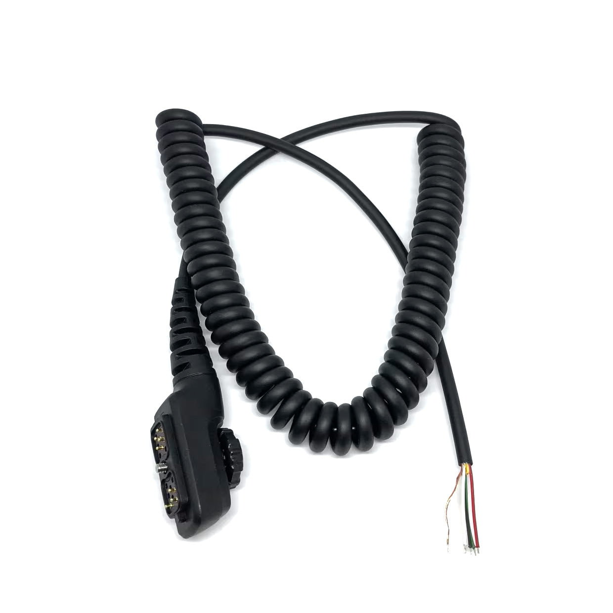 Raytalk QD-HYT3-UNTERM-C Unterminated Coiled Cable with Hytera H3 Connector