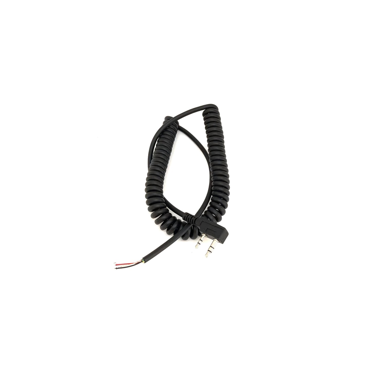 Raytalk QD-K1-UNTERM-C Unterminated Curly Cable with Kenwood K1 Connector