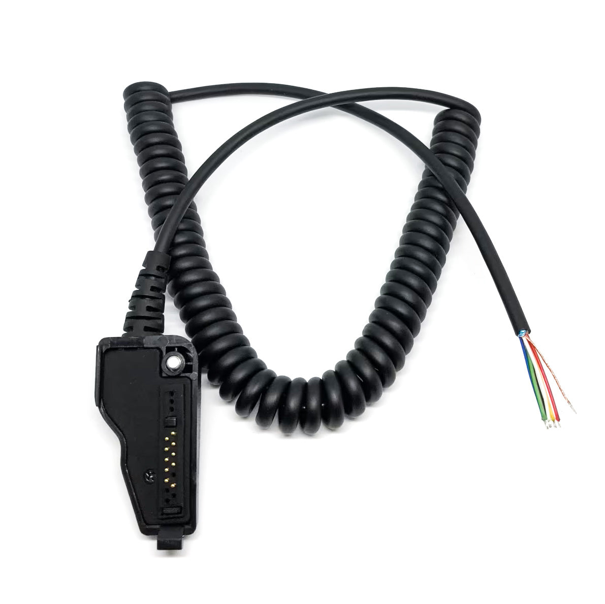 Raytalk QD-K2-8CS Unterminated Coiled Cable with Kenwood K2 Connector