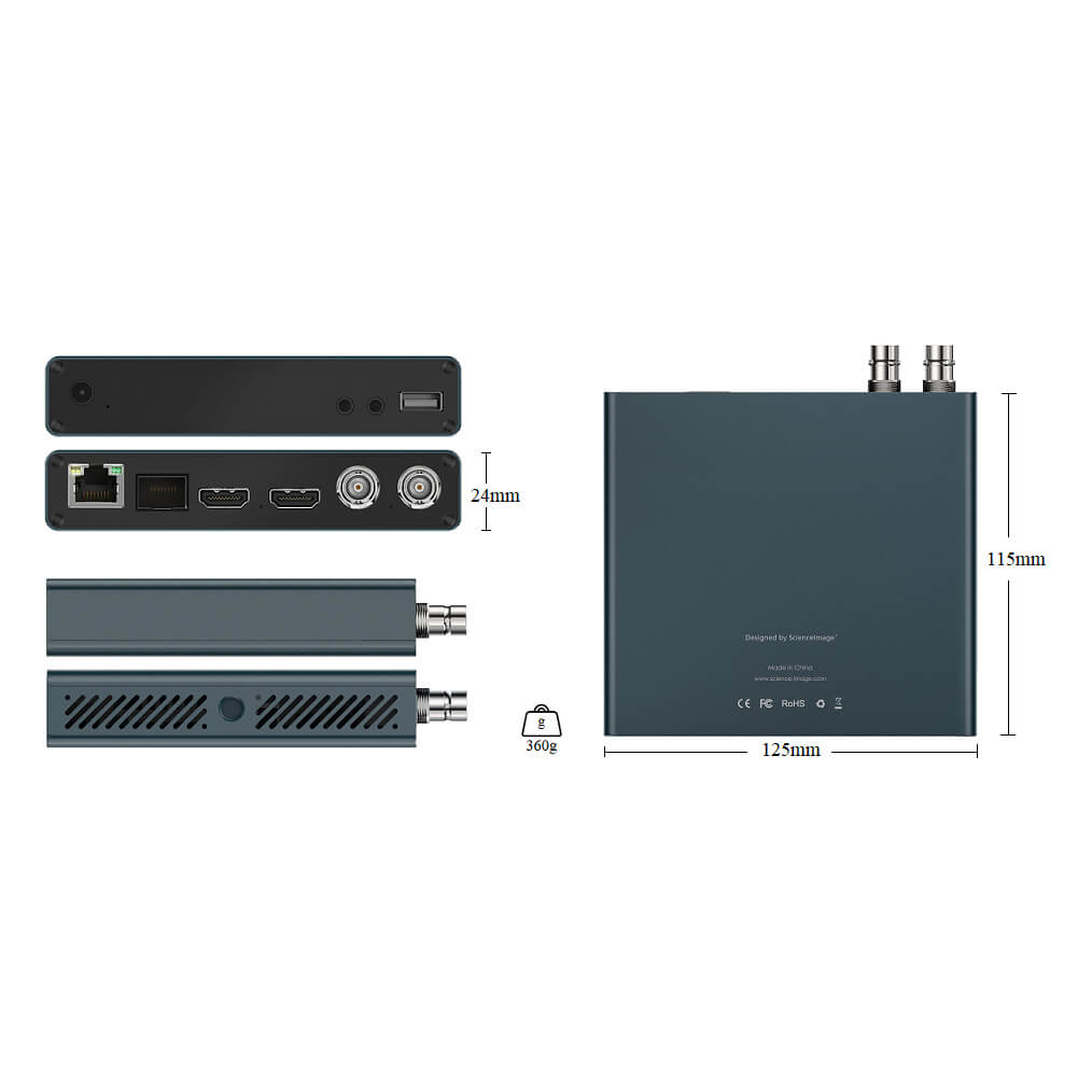 Science Image FLOW 4K SDI to HDMI Converter