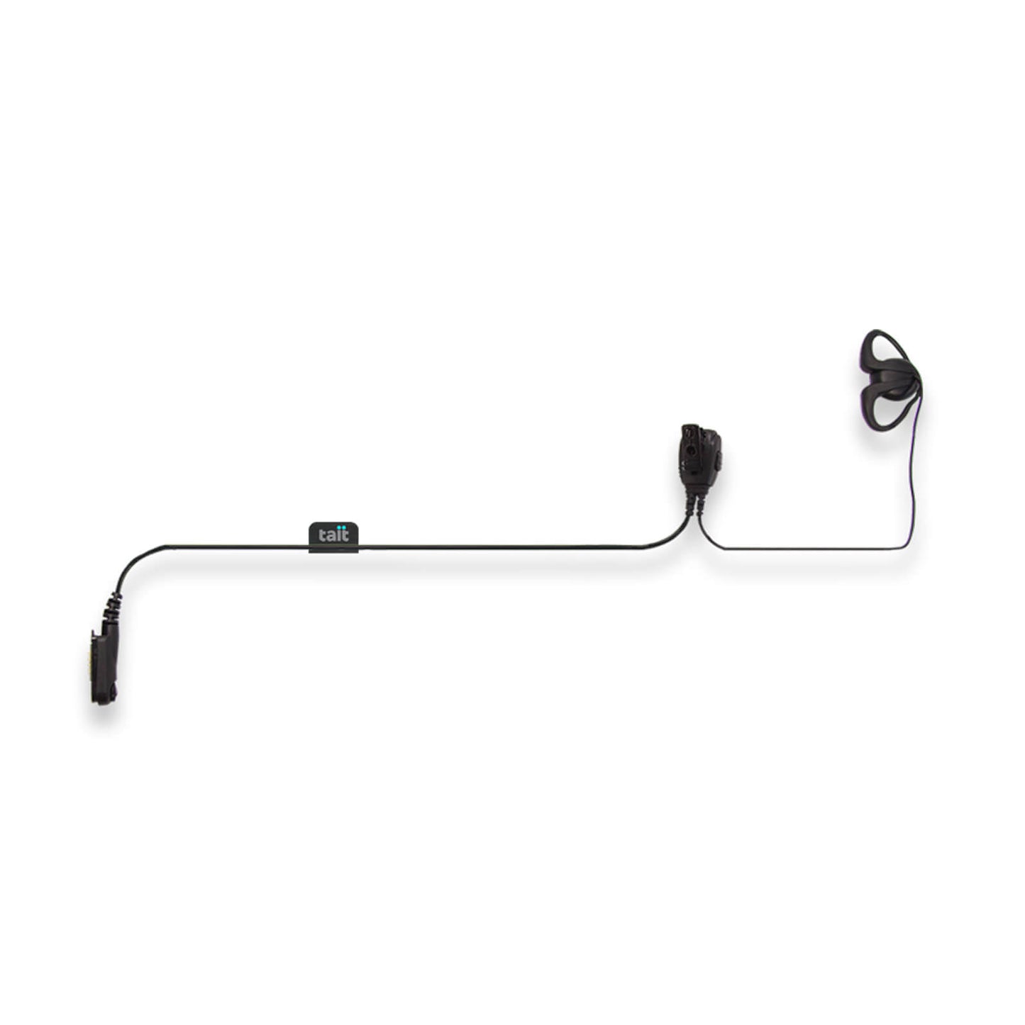 Tait Covert Kit Ear Hanger Lapel Mic with PTT