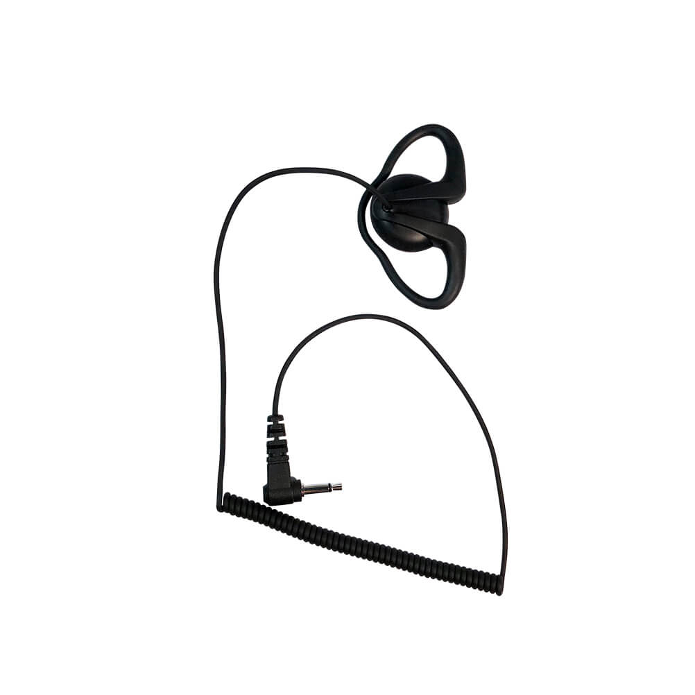Tait Earpiece D-Ring with a Black Right Angle Jack