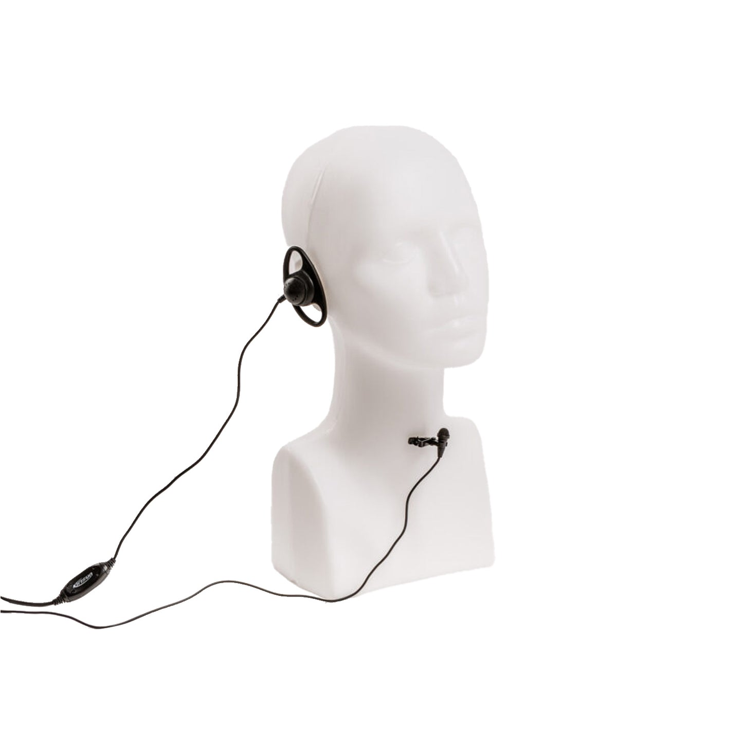 Vokkero DSH 431 Guardian D Shape Earset with Lapel Mic