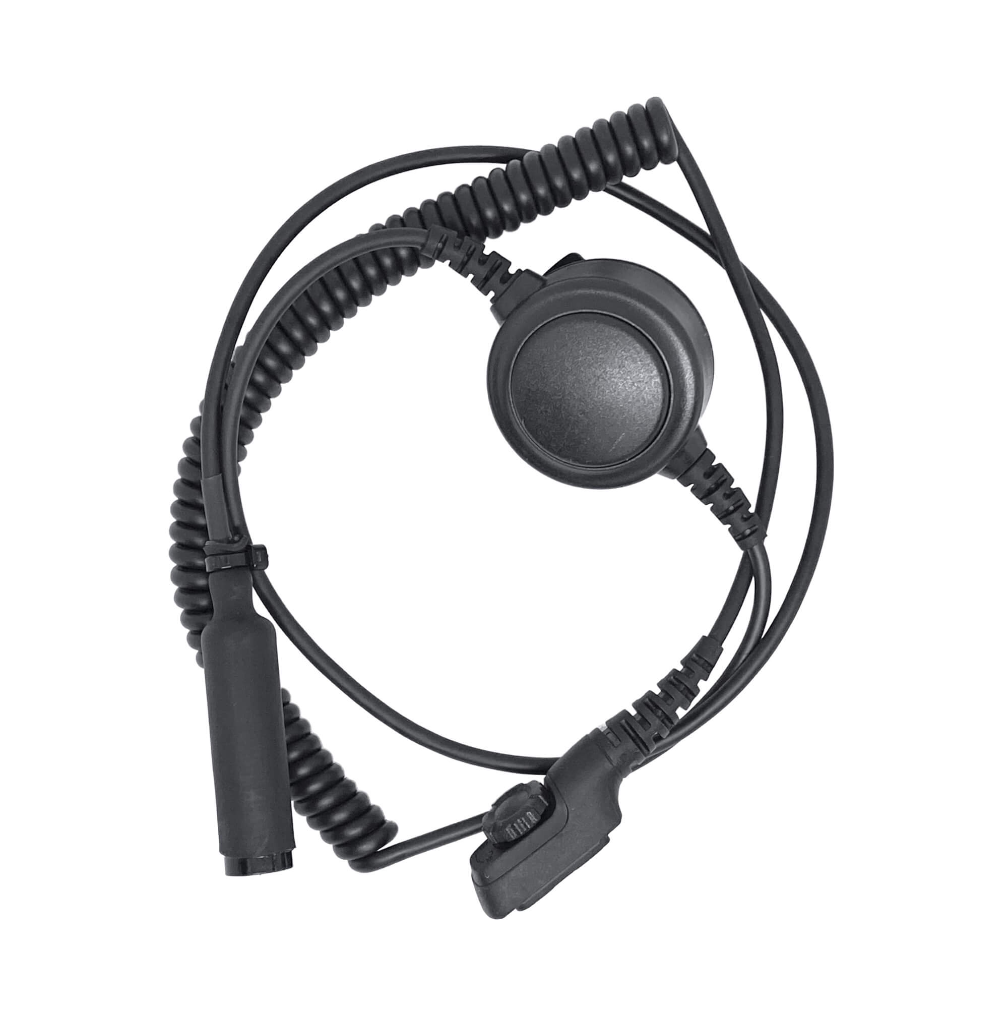 D2N Hytera HYT3 Curly PTT Cable to Nexus 4 Pole Female