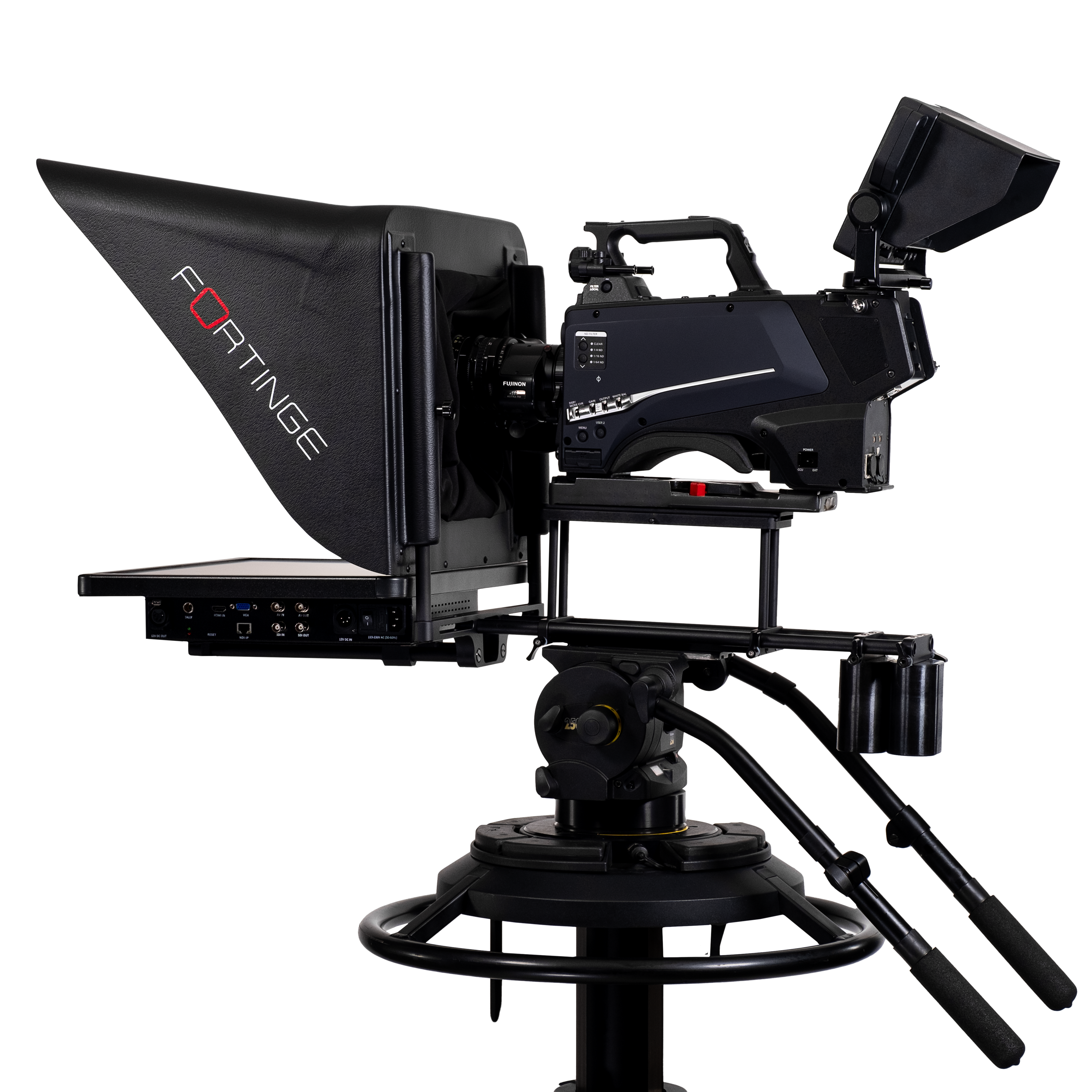 17" STUDIO TELEPROMPTER with IP Input
