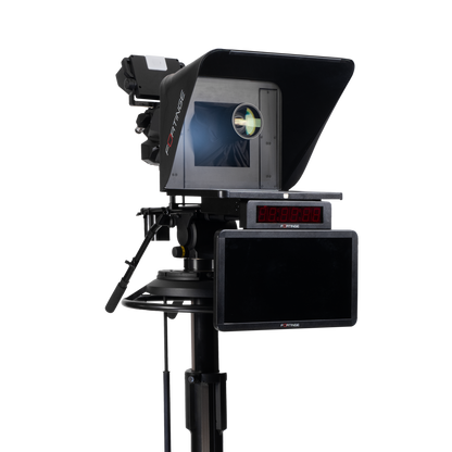 19" HIGH BRIGHTNESS STUDIO TELEPROMPTER with IP Input