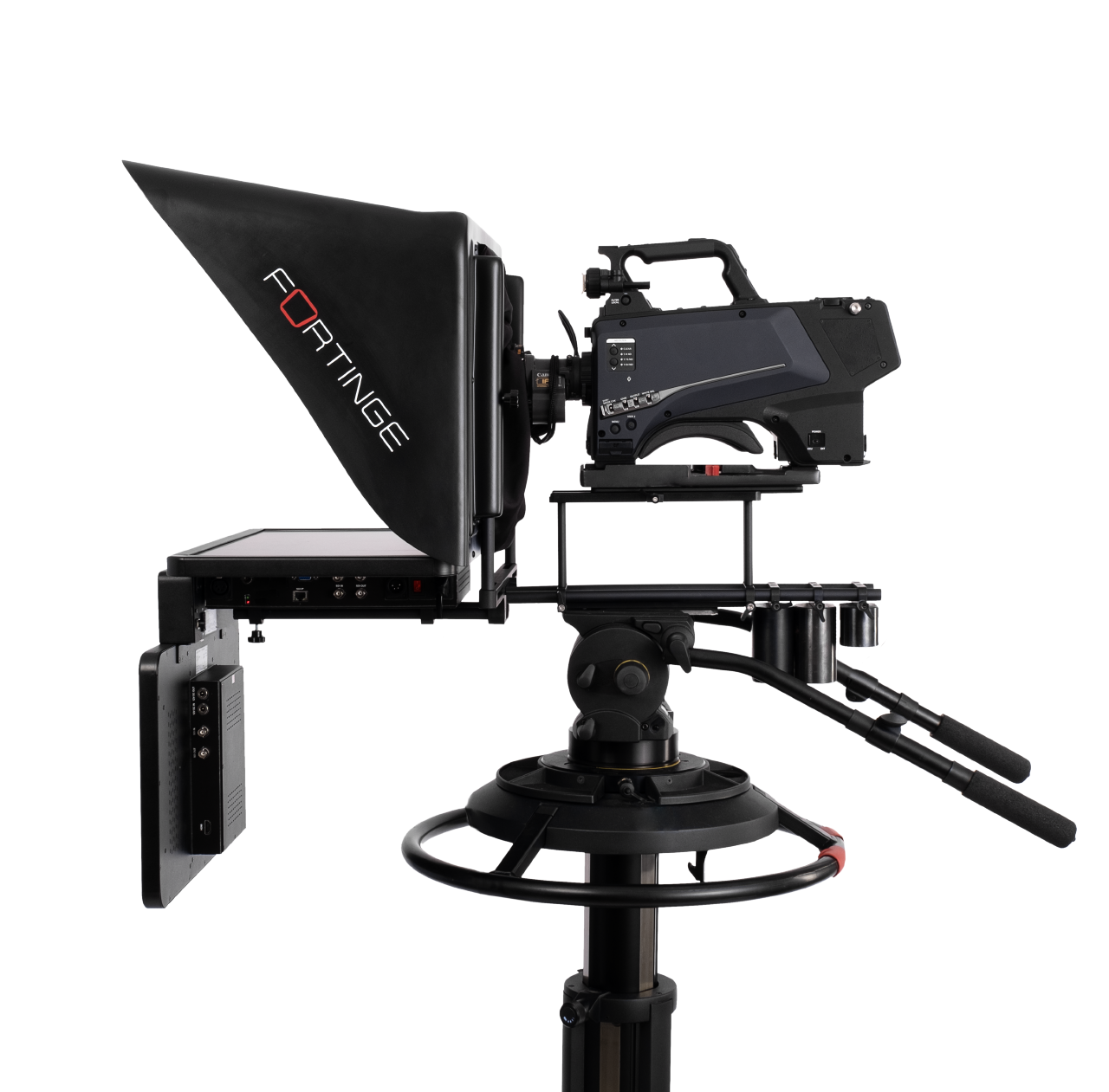 21" HIGH BRIGHTNESS STUDIO TELEPROMPTER with IP Input