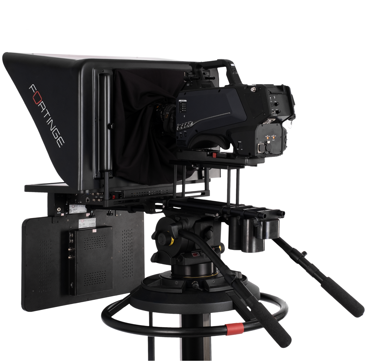 21" HIGH BRIGHTNESS STUDIO TELEPROMPTER with IP Input