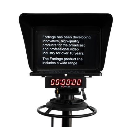 21" HIGH BRIGHTNESS STUDIO TELEPROMPTER with IP Input