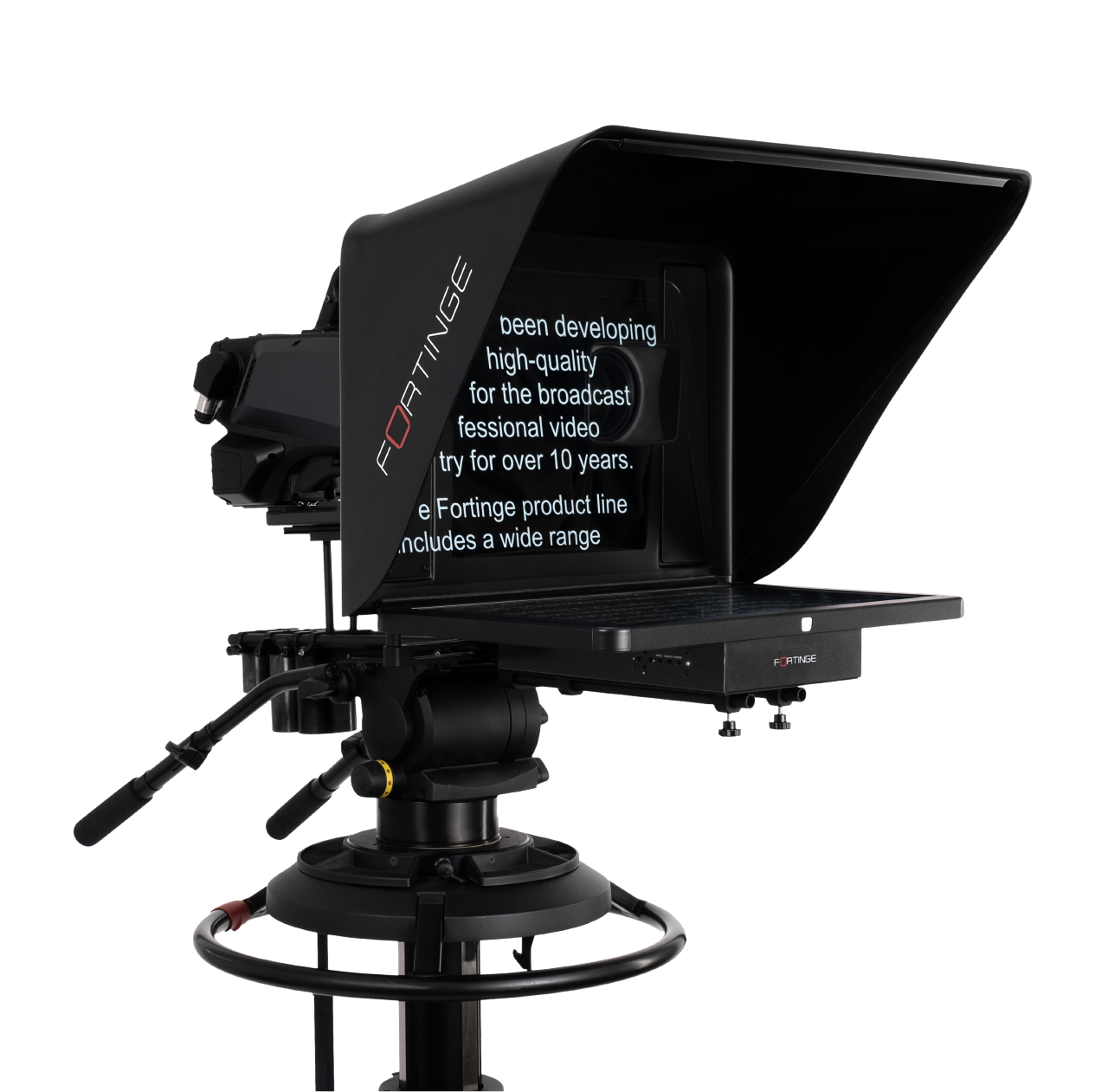 21" HIGH BRIGHTNESS STUDIO TELEPROMPTER with IP Input