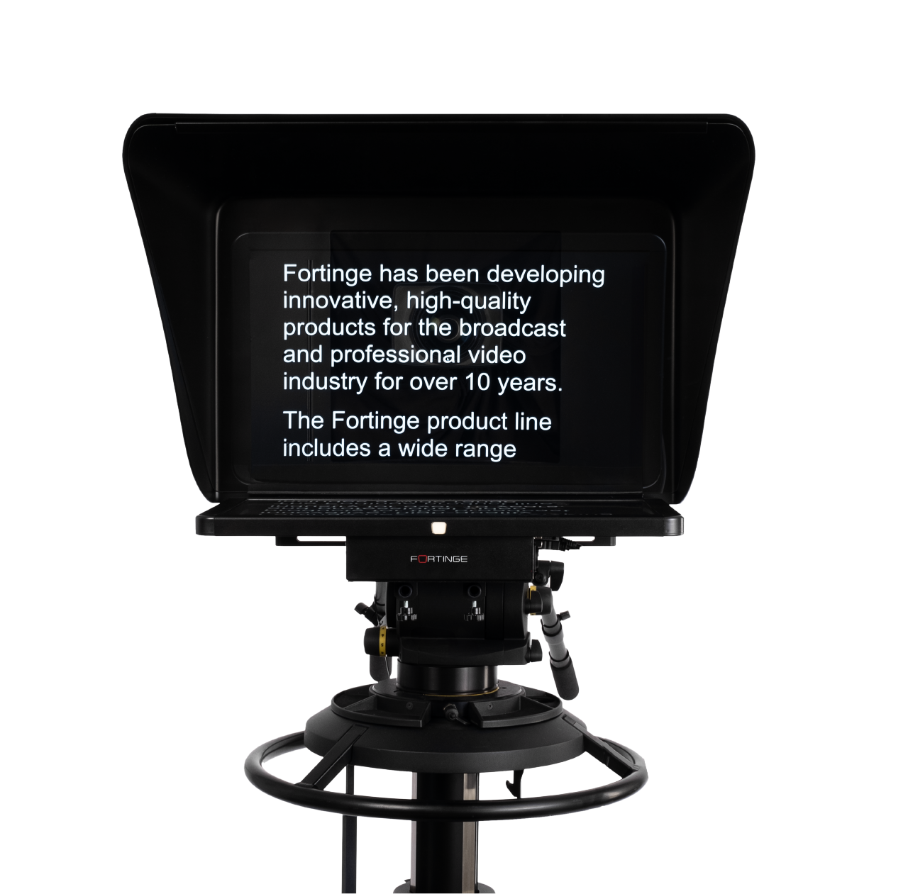 21" HIGH BRIGHTNESS STUDIO TELEPROMPTER with IP Input