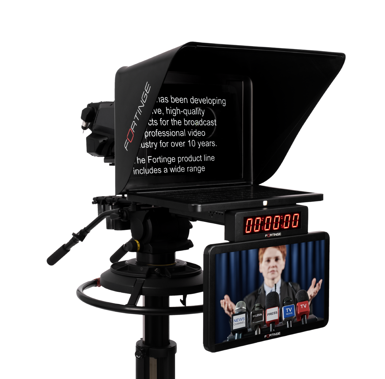 24" STUDIO TELEPROMPTER  with IP Input