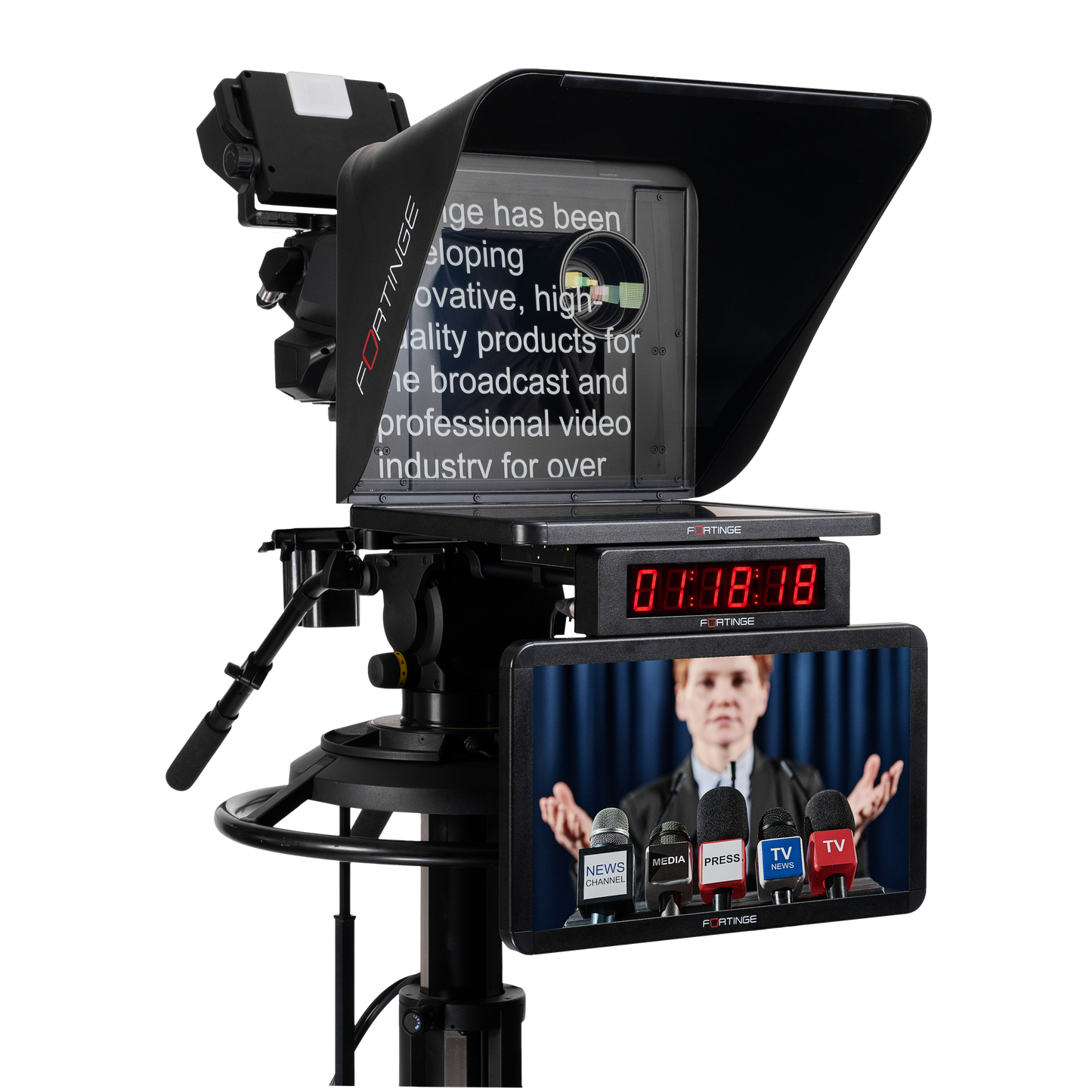 17" HIGH BRIGHTNESS STUDIO TELEPROMPTER