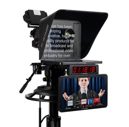 19" HIGH BRIGHTNESS STUDIO TELEPROMPTER with SDI SOLUTION