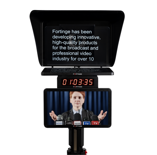 21" HIGH BRIGHTNESS STUDIO TELEPROMPTER with SDI SOLUTION