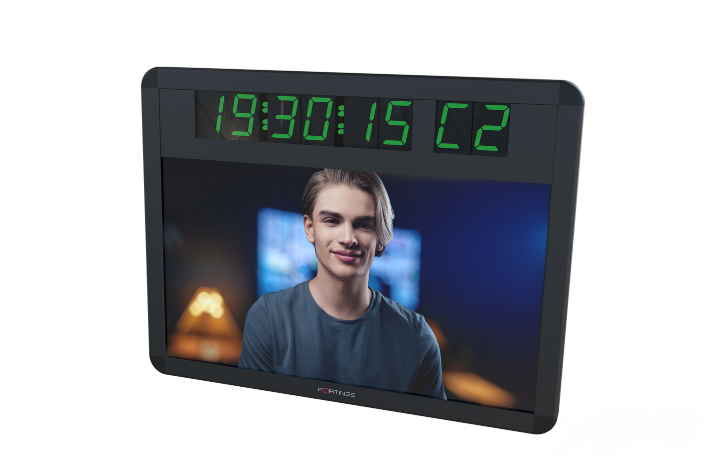17.3"FEEDBACK MONITOR FOR STUDIO TELEPROMPTERS WITH TIMER