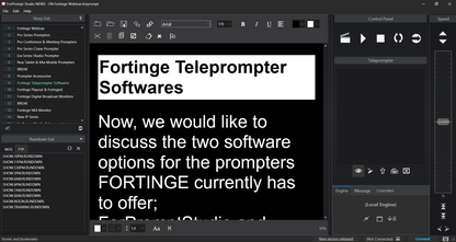 STUDIO TELEPROMPTER SOFTWARE - DONGLE VERSION