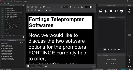 FORPROMPT XPRESS to FORPROMPT STUDIO UPGRADE
