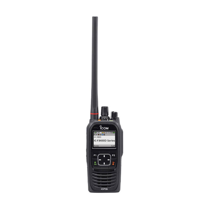 ICOM IC-F4400DS Digital UHF Handheld Transceiver - Simple Keypad