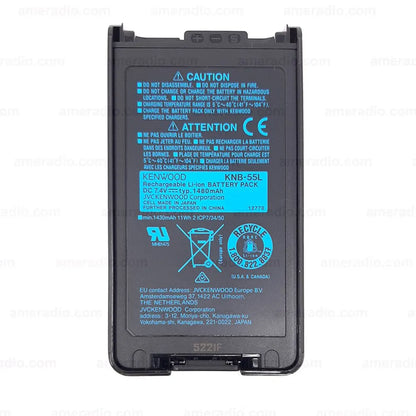 KNB-55L Kenwood Li-ion Battery Pack for Two-Way Radios
