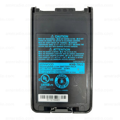 Kenwood KNB-79LCCUM Li-Ion Battery for Two-Way Radios