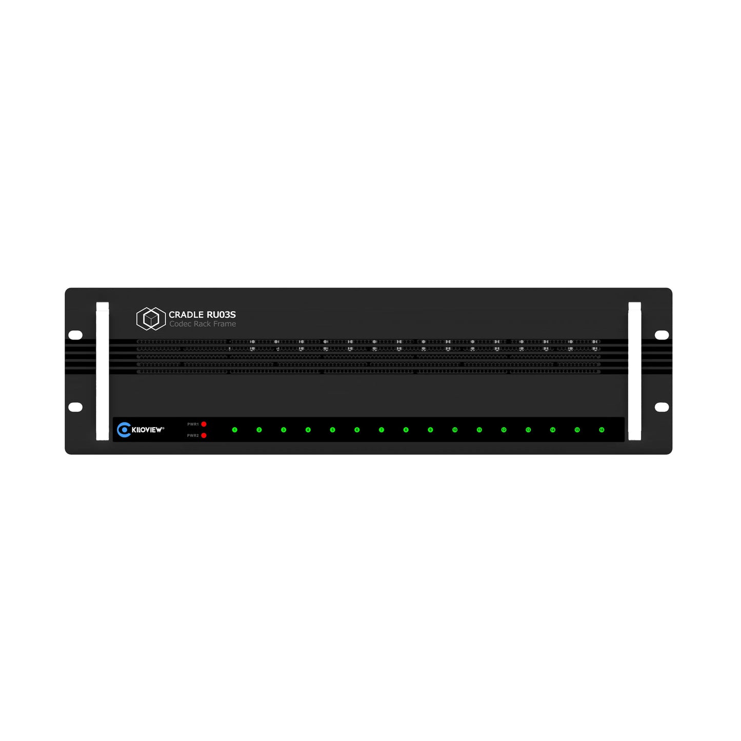 Kiloview 3RU-32CH 16 Slot Dual 300W PSU Capable Rackmount Chassis