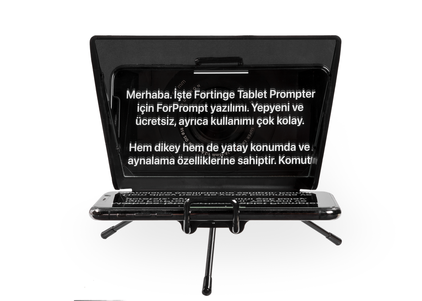 MOBILE TELEPROMPTER for DSLR, Mobile Phone  and PC use