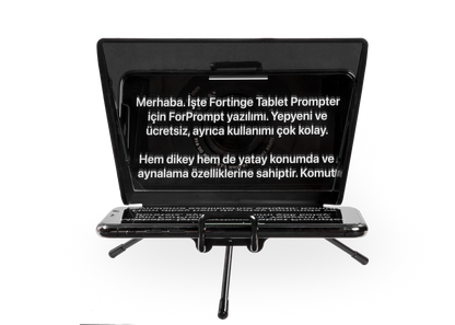 MOBILE TELEPROMPTER for DSLR, Mobile Phone  and PC use
