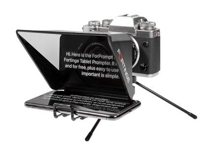 MOBILE TELEPROMPTER for DSLR, Mobile Phone  and PC use