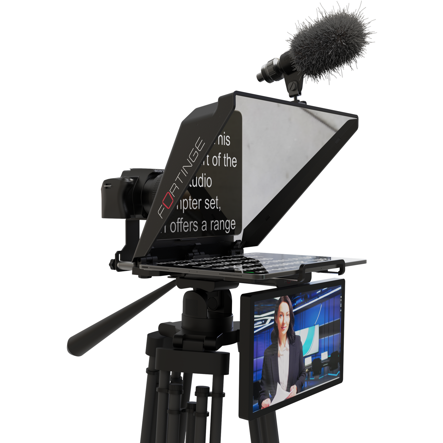 TABLET TELEPROMPTER up to 13" including mini BT1 hand controller