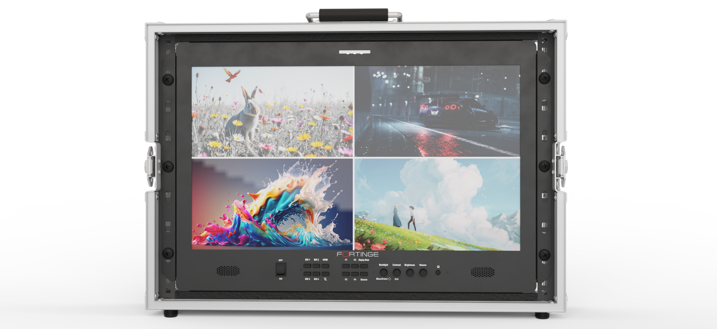 22" QUAD BROADCAST MONITOR