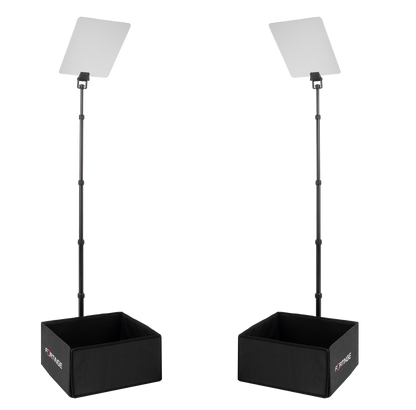19" HIGH BRIGHTNESS DUAL CONFERENCE STAGE TELEPROMPTER