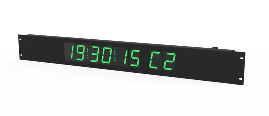 8 DIGITS, RED & GREEN COLOUR TIMER  FOR ROBO IP & ROBO SERIES STUDIO TELEPROMPTERS"