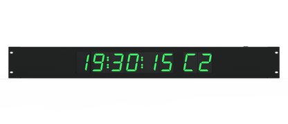 8 DIGITS, RED & GREEN COLOUR TIMER  FOR ROBO IP & ROBO SERIES STUDIO TELEPROMPTERS"