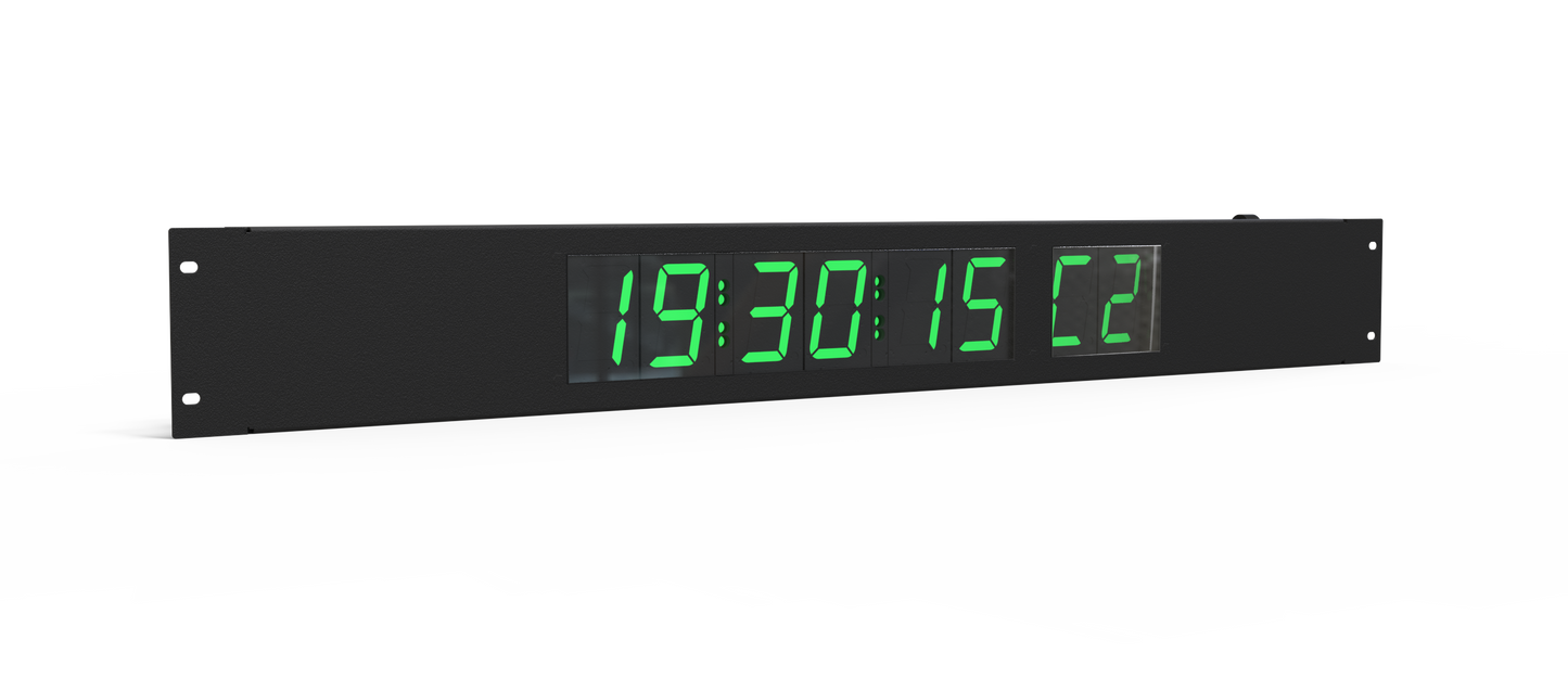 8 DIGITS, RED & GREEN COLOUR TIMER  FOR ROBO IP & ROBO SERIES STUDIO TELEPROMPTERS"